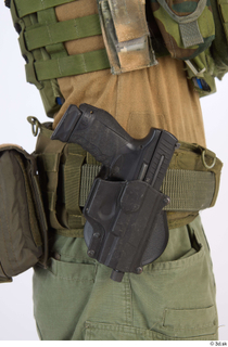Alex Lee - Details of Uniform belt lower body pistol…